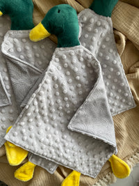 Handmade Mallard Duck Lovey – Soft Baby Comforter