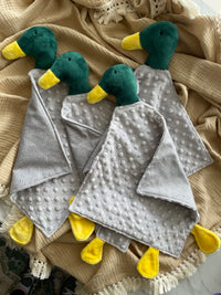 Handmade Mallard Duck Lovey – Soft Baby Comforter
