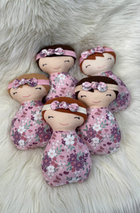 Purple-Pink Floral Doll