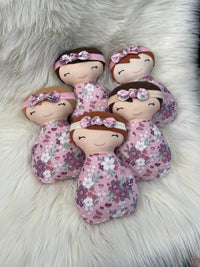 Purple-Pink Floral Doll